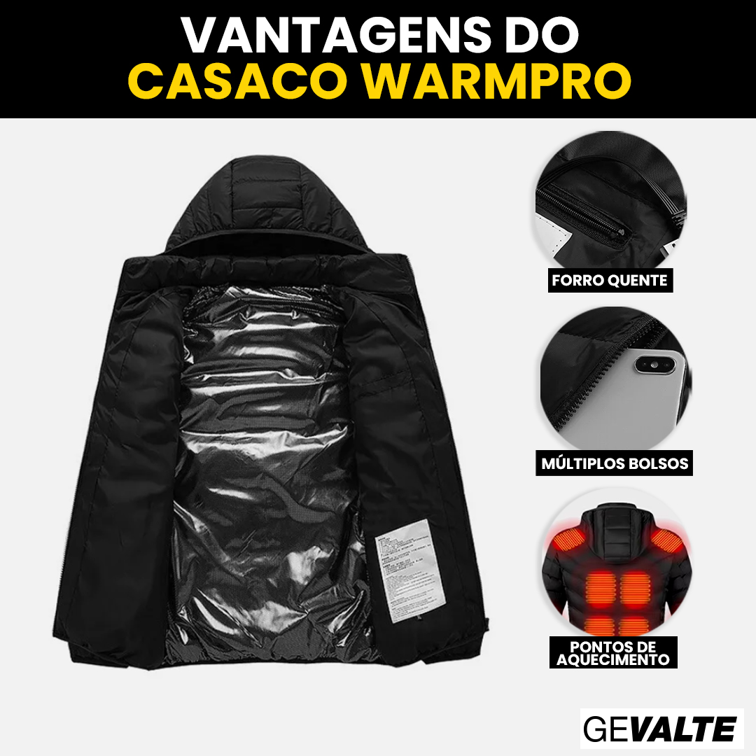 Jaqueta WarmPro - Sistema de Aquecimento Interno de Pelo Quente